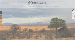 Desktop Screenshot of pamsfoundation.org